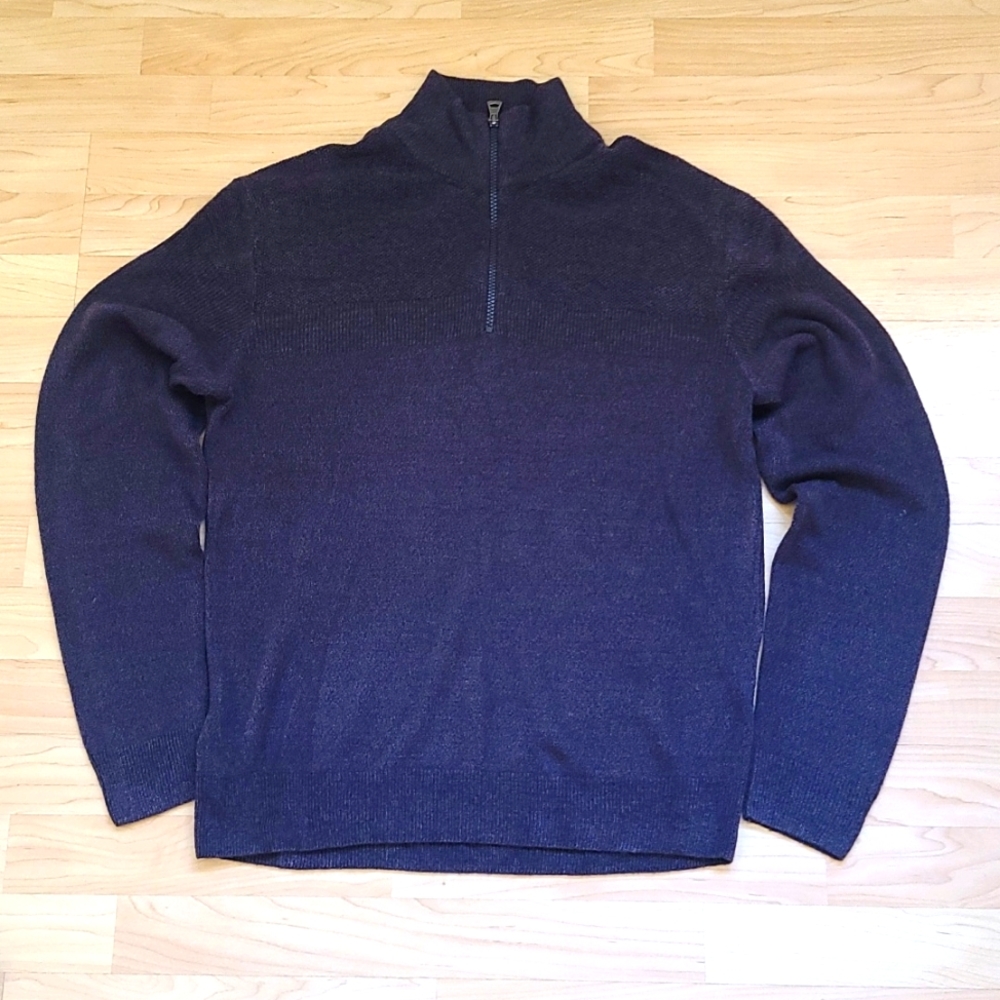 Men's Wheatherproof Vintage Half Zip Brown Sweater/Pullover Size M
